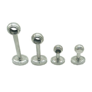 Xunjia/xinzhijia – 150mm Tall 201 Stainless Steel 25 Mm Round Tube Base Double Approach Moves Flange Seat