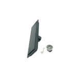 304 不銹鋼 20-120 毫米黑色長方形隱形地漏加長管普通自封防臭芯