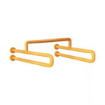KJ-6060 Toilet Armrests – 다목적 스테인레스 스틸과 복근 욕실 난간
