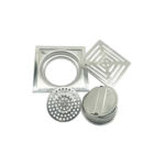 Xunjia/xinzhijia – 15 *15 Cm 6 Corak Palisade Tebal Mm 201 Parit Lantai Persegi Dapur Keluli Tahan Karat dengan Teras Kalis Bau Biasa yang Besar