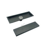 304 不銹鋼 20-120 毫米黑色長方形隱形地漏加長管普通自封防臭芯