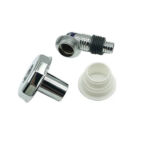 シュンジア/シンジジア – Electroplate Plastic Elbow Single Leakage Set for Washing Machine Hose Tube Connector