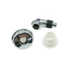 シュンジア/シンジジア – Electroplate Plastic Elbow Single Leakage Set for Washing Machine Hose Tube Connector