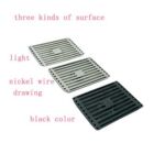 Modèle de bambou moderne de haute qualité 10*15cm 3mm d'épaisseur 201 Siphons de sol en acier inoxydable