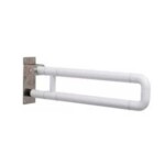 KJ-6020 Flip-up Armrest Thickened Version – বহুমুখী স্টেইনলেস স্টীল প্লাস ABS বাথরুম হ্যান্ড্রাইল