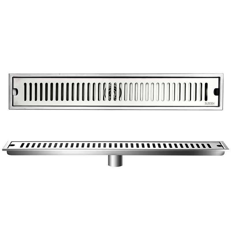 Xinzhijia/xunjia – Mataas na Kalidad 304 Hindi kinakalawang na asero Sa Filter Deodorant Hindi kinakalawang na asero Shower Linear Shower Drain Floor Drain