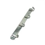 Xunjia/xinzhijia – Wall Mounted 304 Hindi kinakalawang na asero 4 Square Coat Hooks para sa Mga Damit na Nakabitin