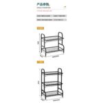 Сюньцзя/сіньчжыцзя – R2 Lengthening Kitchen Storage Metal Tray Drain Rack Dishes Drying Rack Stainless Steel Drain Rack
