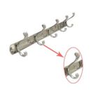 Xunjia/xinzhijia – 2023 1,2 mm kalınlığında sıcak satış duvarı monte edilmiş 201 Paslanmaz çelik kaplama kanca havlu raf dolabı askısı