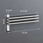 Xunjia/xinzhijia – Factory Direct Selling Hotel Rotary Bathroom Movable Towel Rack Bath Towel Rack