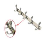 Xunjia/xinzhijia – 2023 1,2 mm kalınlığında sıcak satış duvarı monte edilmiş 201 Paslanmaz çelik kaplama kanca havlu raf dolabı askısı