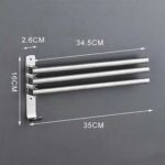 Xunjia/xinzhijia – Factory Direct Selling Hotel Rotary Bathroom Movable Towel Rack Bath Towel Rack