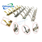 Xunjia/xinzhijia – 2023 1,2 mm kalınlığında sıcak satış duvarı monte edilmiş 201 Paslanmaz çelik kaplama kanca havlu raf dolabı askısı