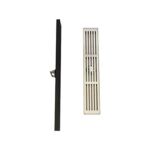 Striped Floor Drain for Efficient Bathroom Drainage