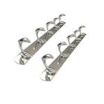 Xunjia/xinzhijia – 2023 Niaj hnub zoo phab ntsa Accessories Bathrobe Dai 5 Hooks Stainless Steel pav ca bar ib zaug xwb coat hooks