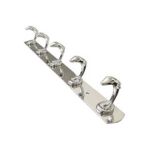Xunjia/xinzhijia – 2023 Niaj hnub zoo phab ntsa Accessories Bathrobe Dai 5 Hooks Stainless Steel pav ca bar ib zaug xwb coat hooks