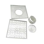 熱賣20*20cm 2mm 加厚 304 不銹鋼方形地漏帶濾芯