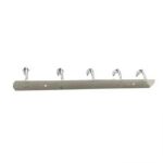 Xunjia/xinzhijia – 2023 Niaj hnub zoo phab ntsa Accessories Bathrobe Dai 5 Hooks Stainless Steel pav ca bar ib zaug xwb coat hooks