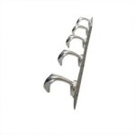Xunjia/xinzhijia – 2023 Niaj hnub zoo phab ntsa Accessories Bathrobe Dai 5 Hooks Stainless Steel pav ca bar ib zaug xwb coat hooks