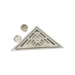 浴室用不銹鋼三角加長管地漏