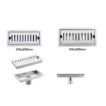 Xinzhijia/xunjia – Mataas na Kalidad 304 Hindi kinakalawang na asero Sa Filter Deodorant Hindi kinakalawang na asero Shower Linear Shower Drain Floor Drain