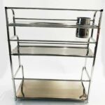 Xunjia/xinzhijia – New Modern Customized Open Kitchen Household Storage Rack Three-layer Shelf Storage Rack