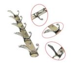 Xunjia/xinzhijia – 2023 1,2 mm kalınlığında sıcak satış duvarı monte edilmiş 201 Paslanmaz çelik kaplama kanca havlu raf dolabı askısı