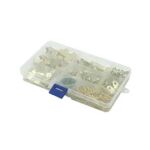 シュンジア/シンジジア – Metal Brass Plated Finger Protect Heavy Duty Picture Frame Hooks Kit for Hanging 220 Set