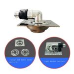 공장 직접 판매 3 mm 두께 201 플라스틱 팔꿈치 세탁기 호스 커넥터 세트가 있는 스테인레스 스틸 선형 바닥 배수구