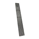 Stainless steel floor drain engineering 8 * 60 stainless steel gun gray solid strip side drainage extension bamboo floor drain manufacturer