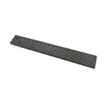 Stainless steel floor drain engineering 8 * 60 stainless steel gun gray solid strip side drainage extension bamboo floor drain manufacturer