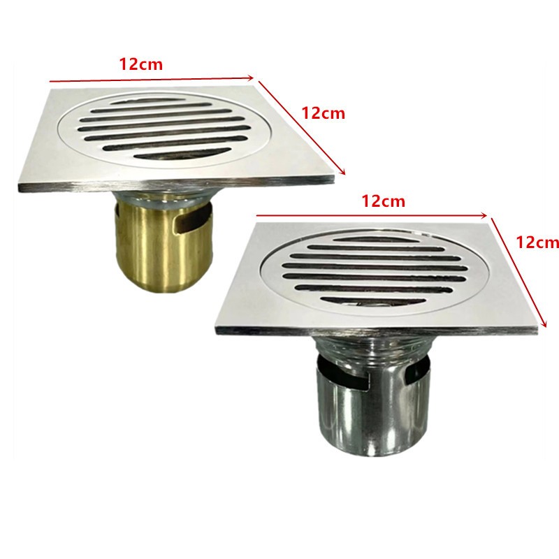 Thoát nước sâu bằng đồng sọc cho phòng tắm