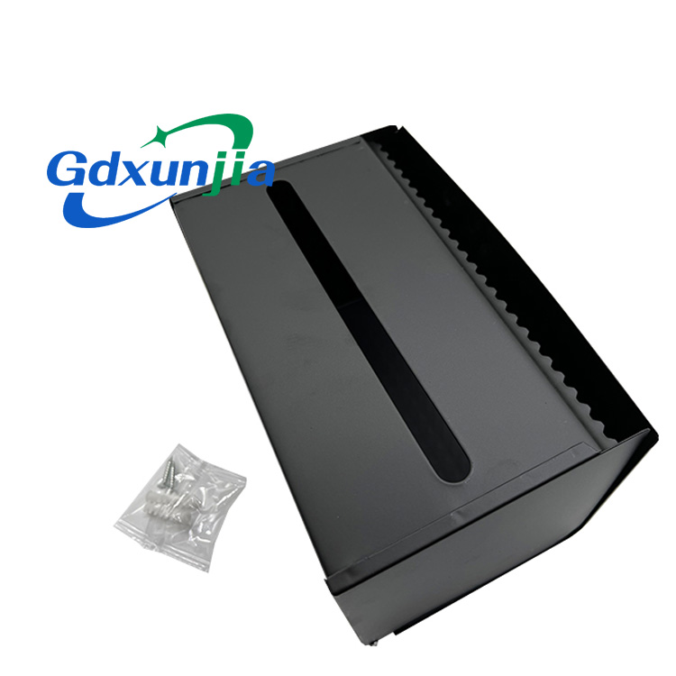 黑色不鏽鋼紙盒 霧面黑K25不鏽鋼創意紙盒