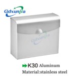 쉰자/신즈자 – Logo Custom Thickened Luxury K30 Aluminum Metal Square Car Tissue Box Bracket