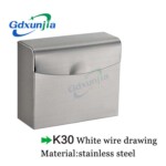 쉰자/신즈자 – Logo Custom Thickened Luxury K30 Aluminum Metal Square Car Tissue Box Bracket