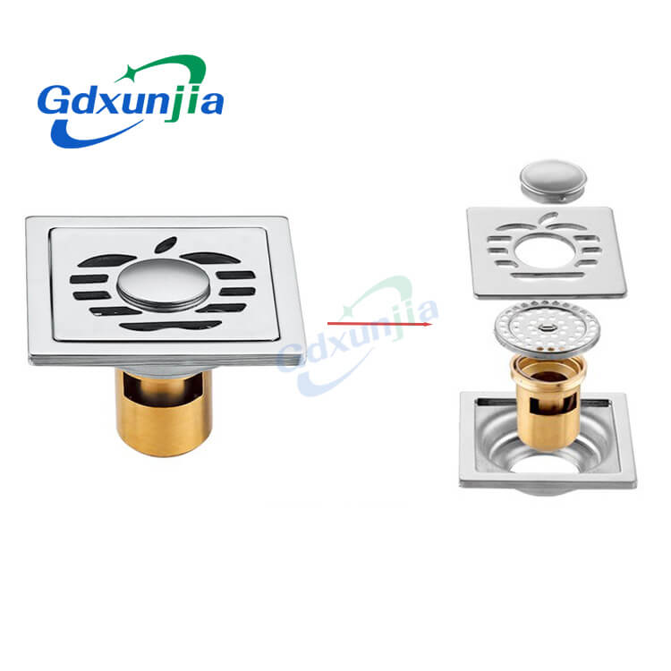 បង្ហូរជាន់ការ៉េជាមួយនឹងទឹកជ្រៅស្ពាន់