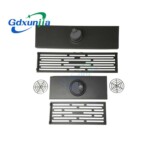 Cống hình dài có rãnh thoát nước inox dạng súng chống mùi màu xám