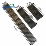 Cống hình dài có rãnh thoát nước inox dạng súng chống mùi màu xám