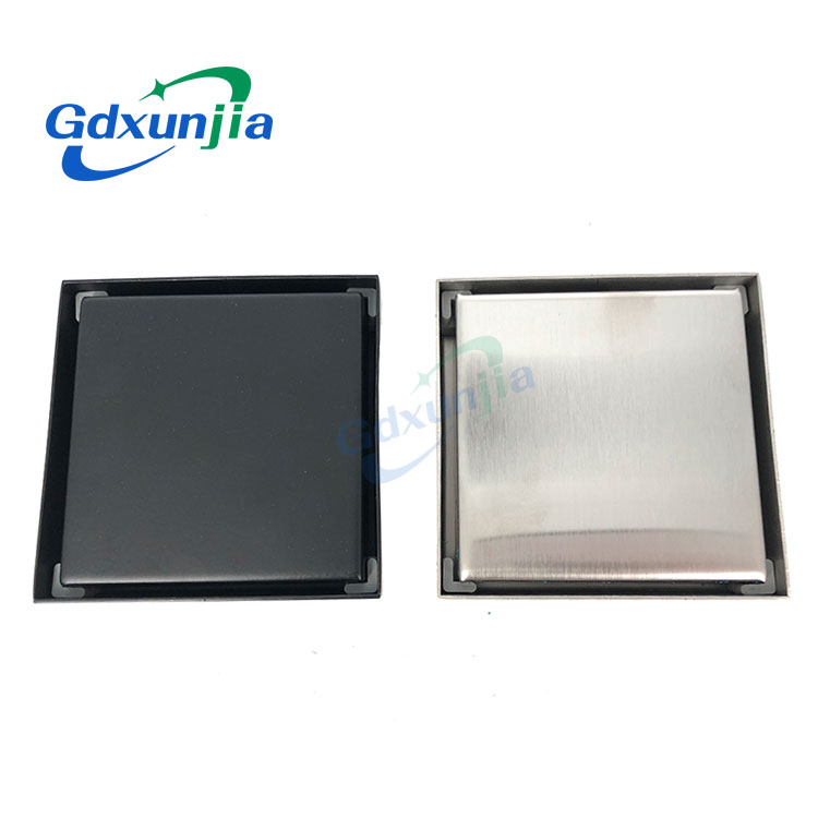 Ống thoát nước sàn inox ẩn, cống thoát sàn bằng gạch men có nhiều màu sắc khác nhau.